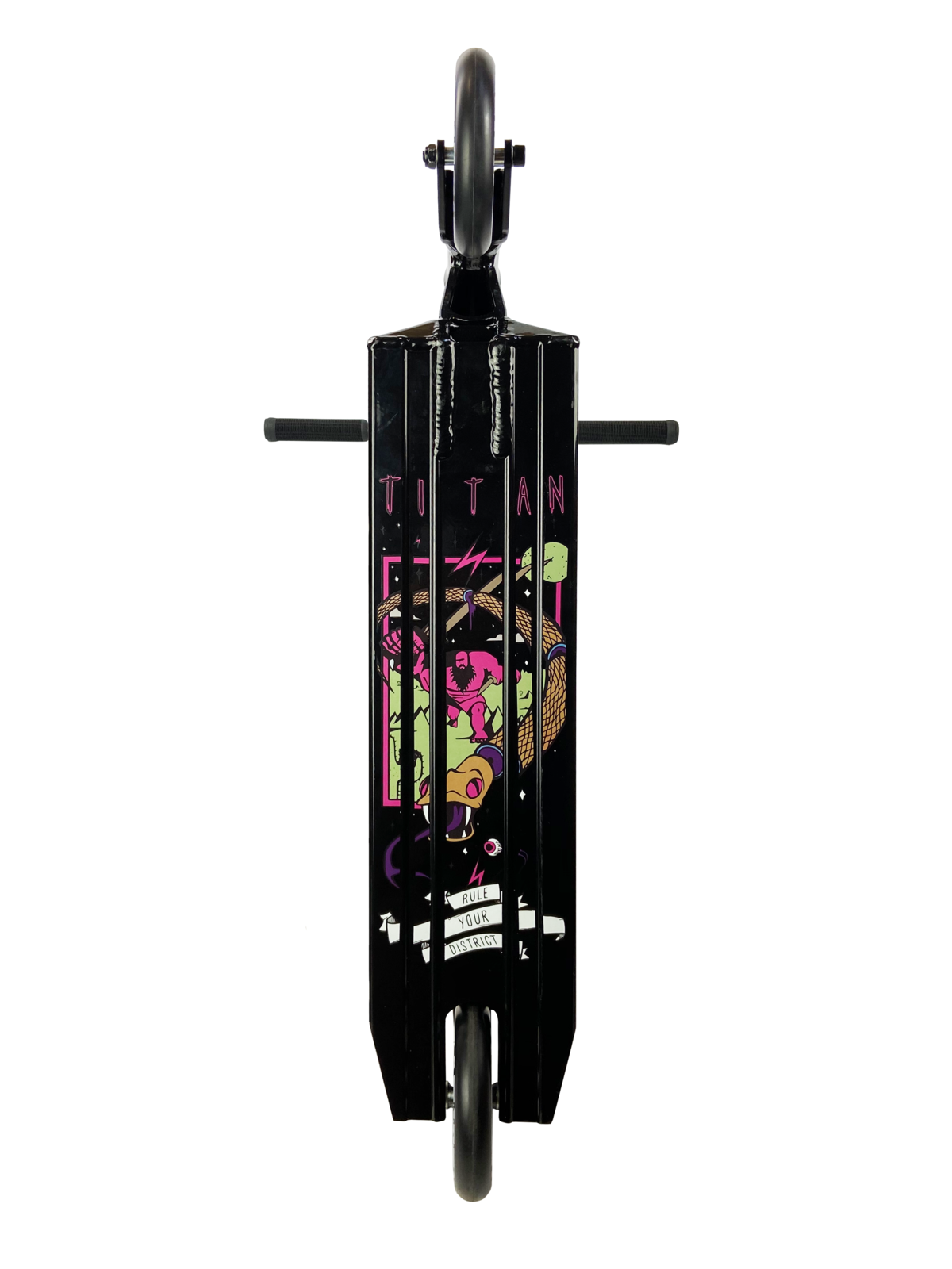 District Titan Complete - Black/Black w 120mm wheels