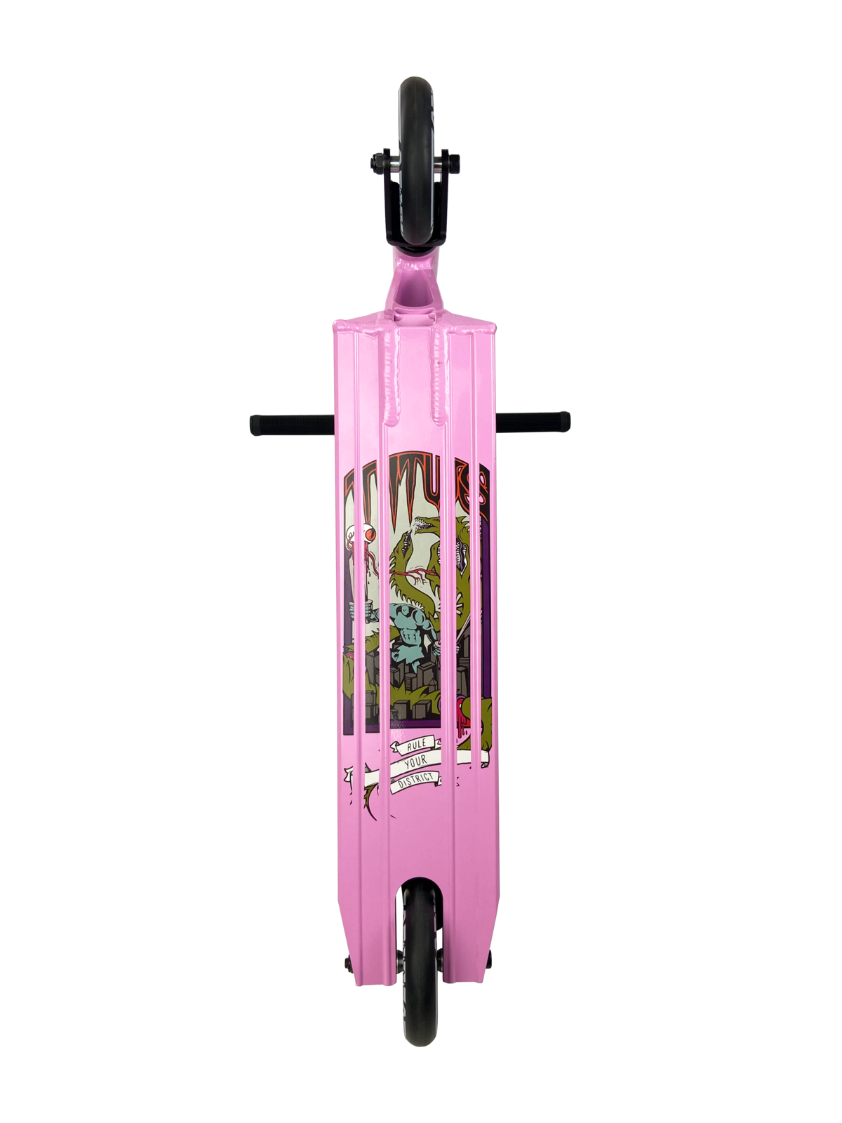 District Titus Complete - Powder Pink/Black w 110mm wheels