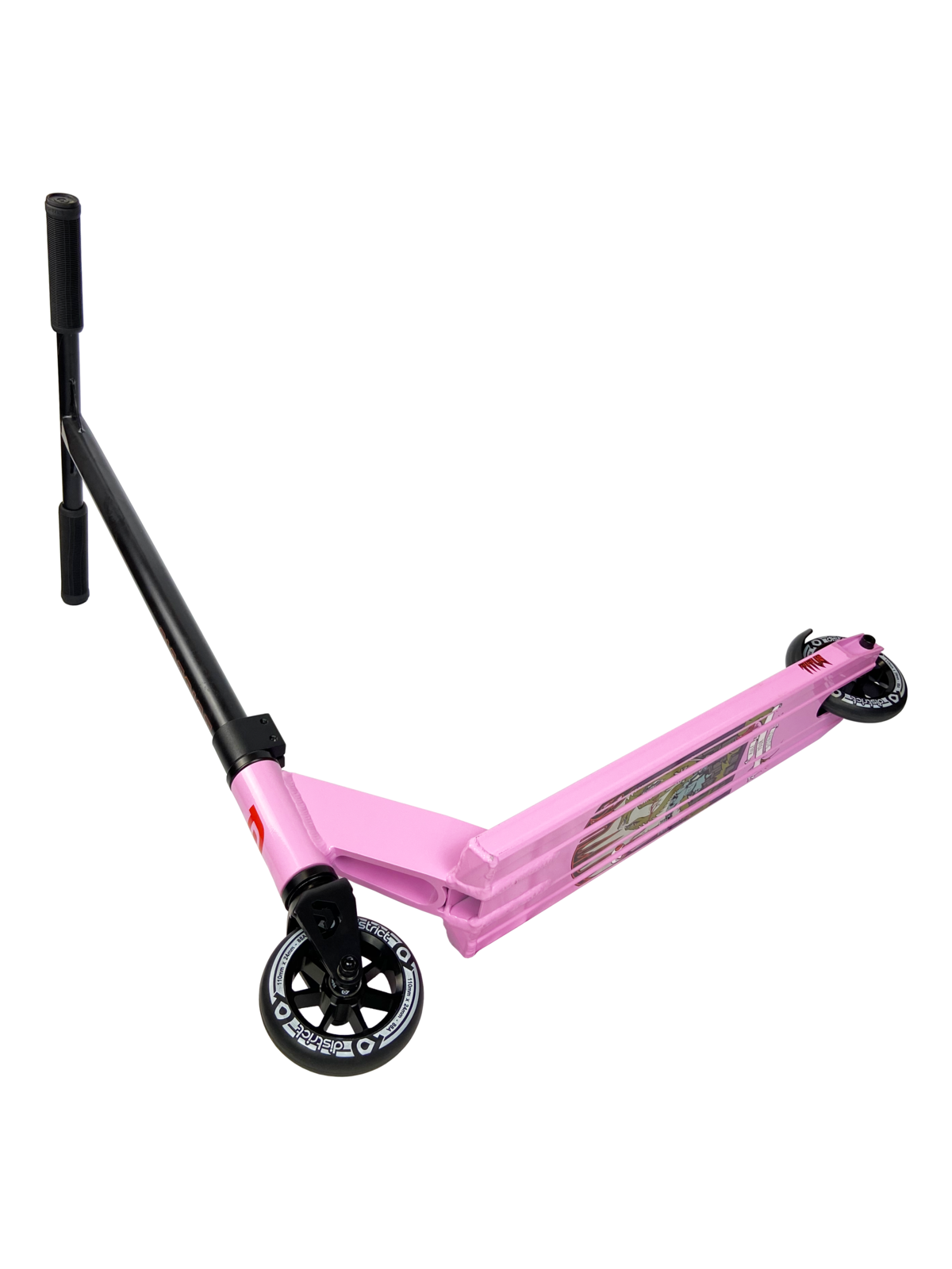 District Titus Complete - Powder Pink/Black w 110mm wheels