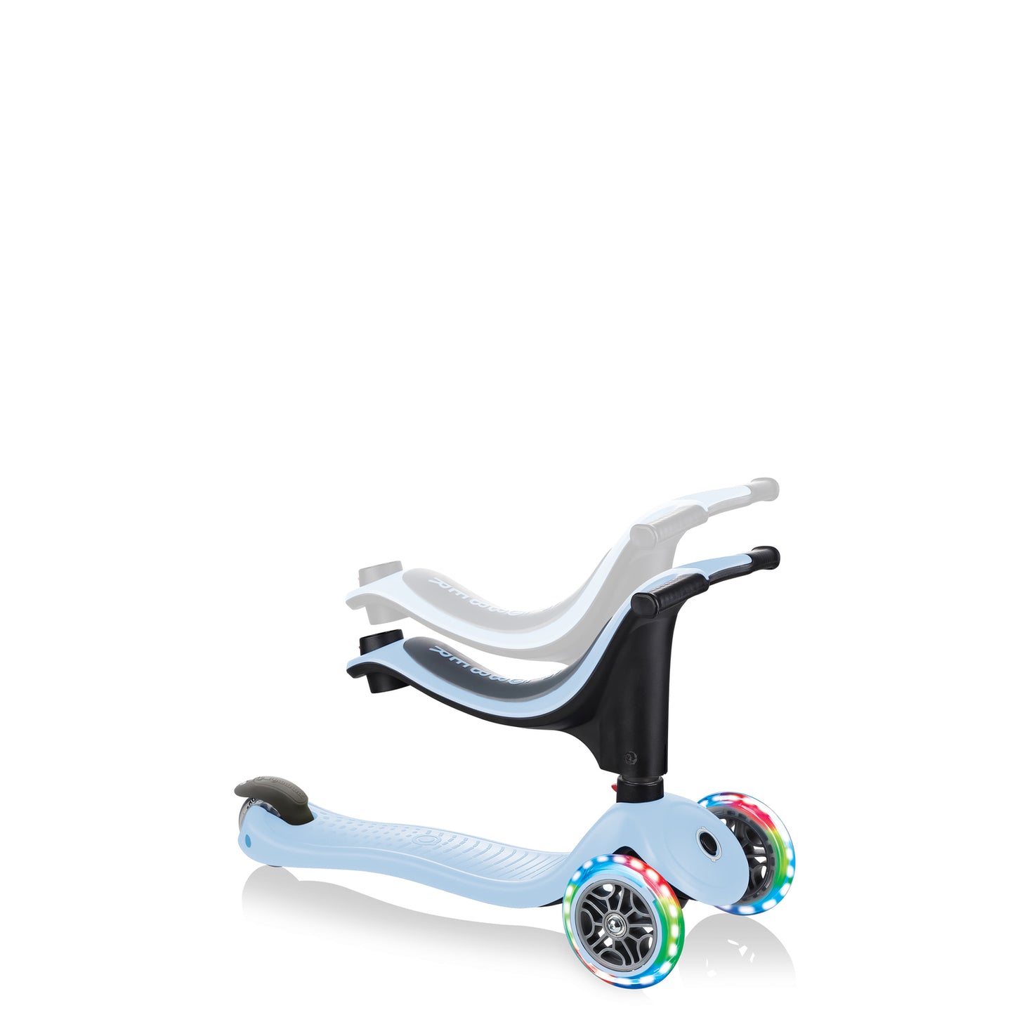 Globber GO UP SPORTY Lights | Pastel Blue