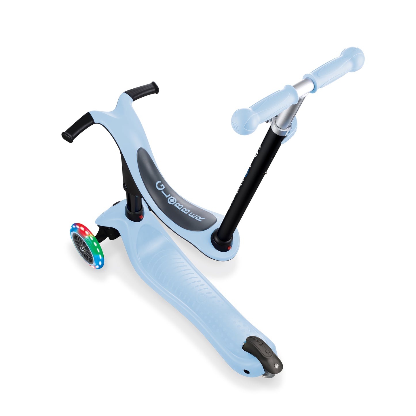 Globber GO UP SPORTY Lights | Pastel Blue