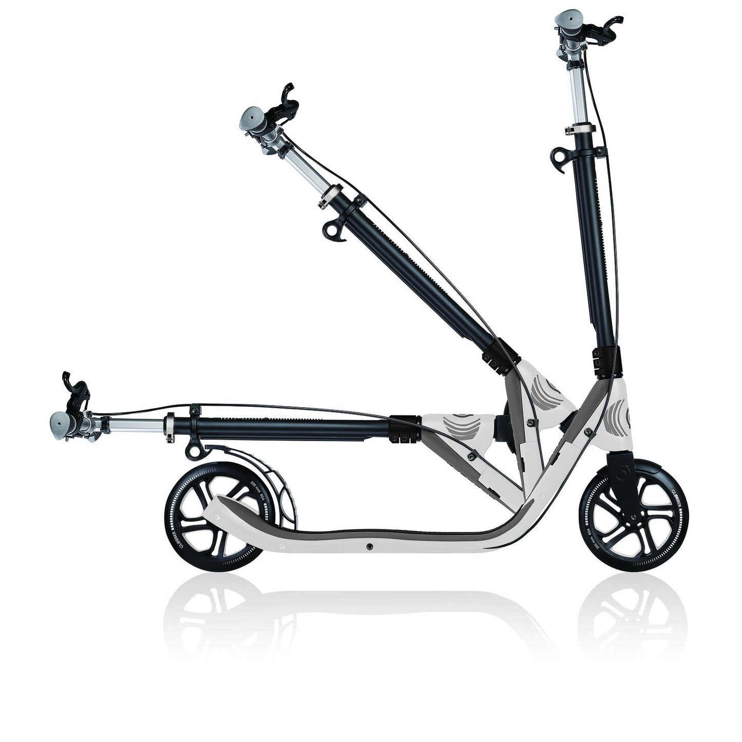 Globber One Nl 205 Deluxe - White/Grey
