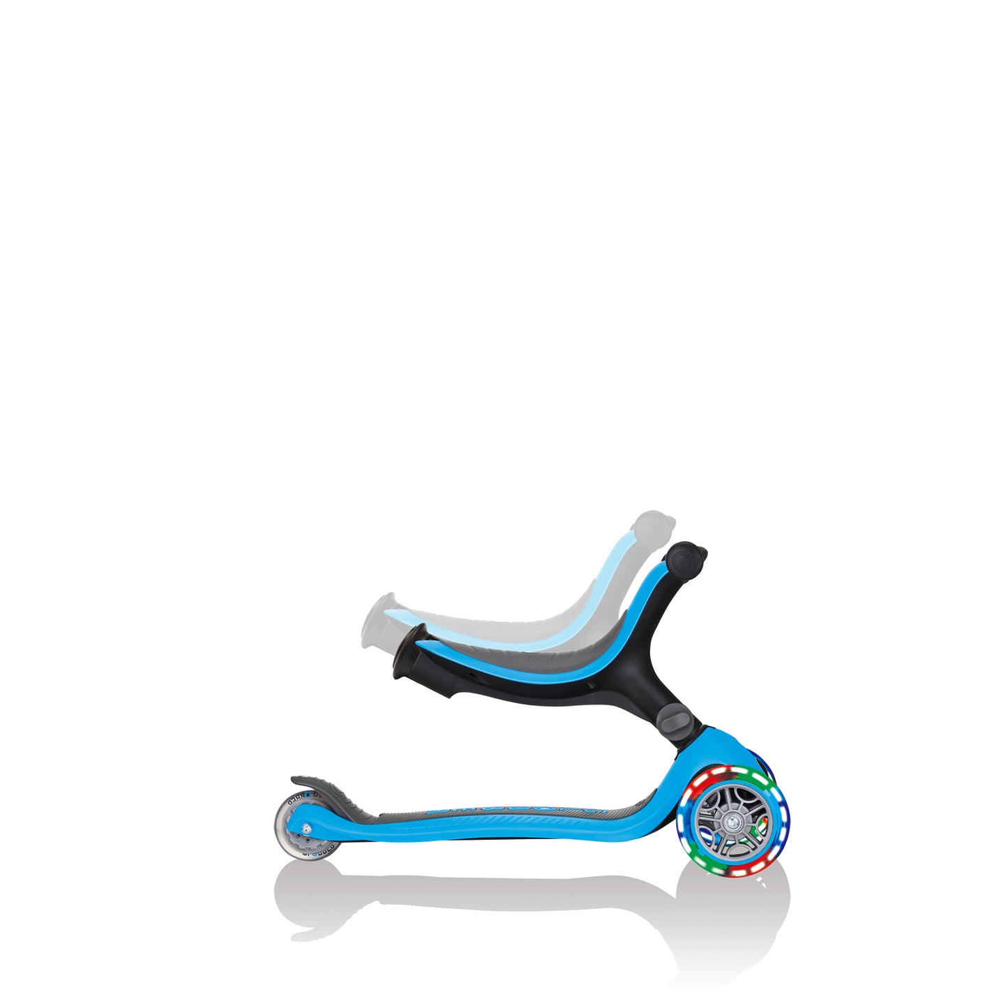 Globber Go Up Fold Plus Light Up Wheels - Blue Ride On / Scooter