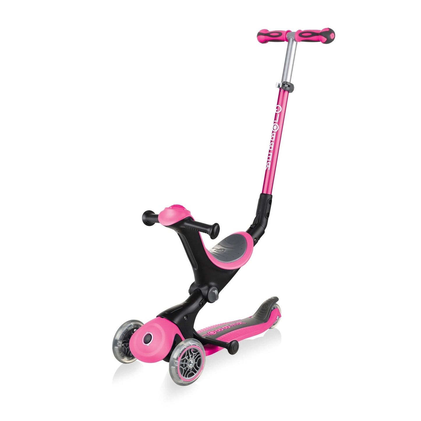 Globber GO UP Deluxe | Deep Pink