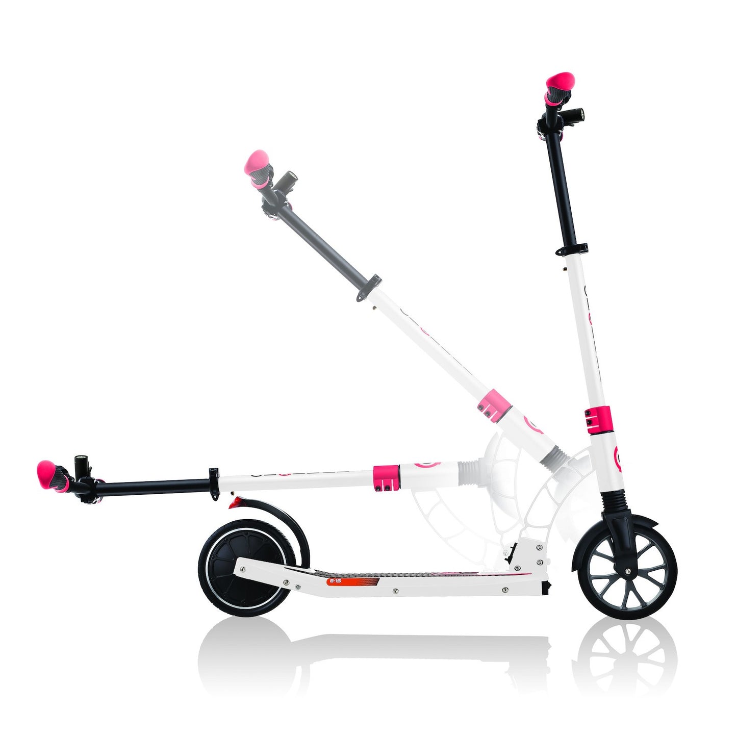 Globber ONE K E-Motion 15 (Foldable) - White Red