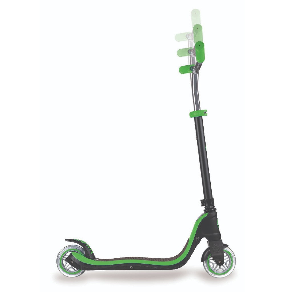 Globber FLOW 125 Scooter | Black/Neon Green