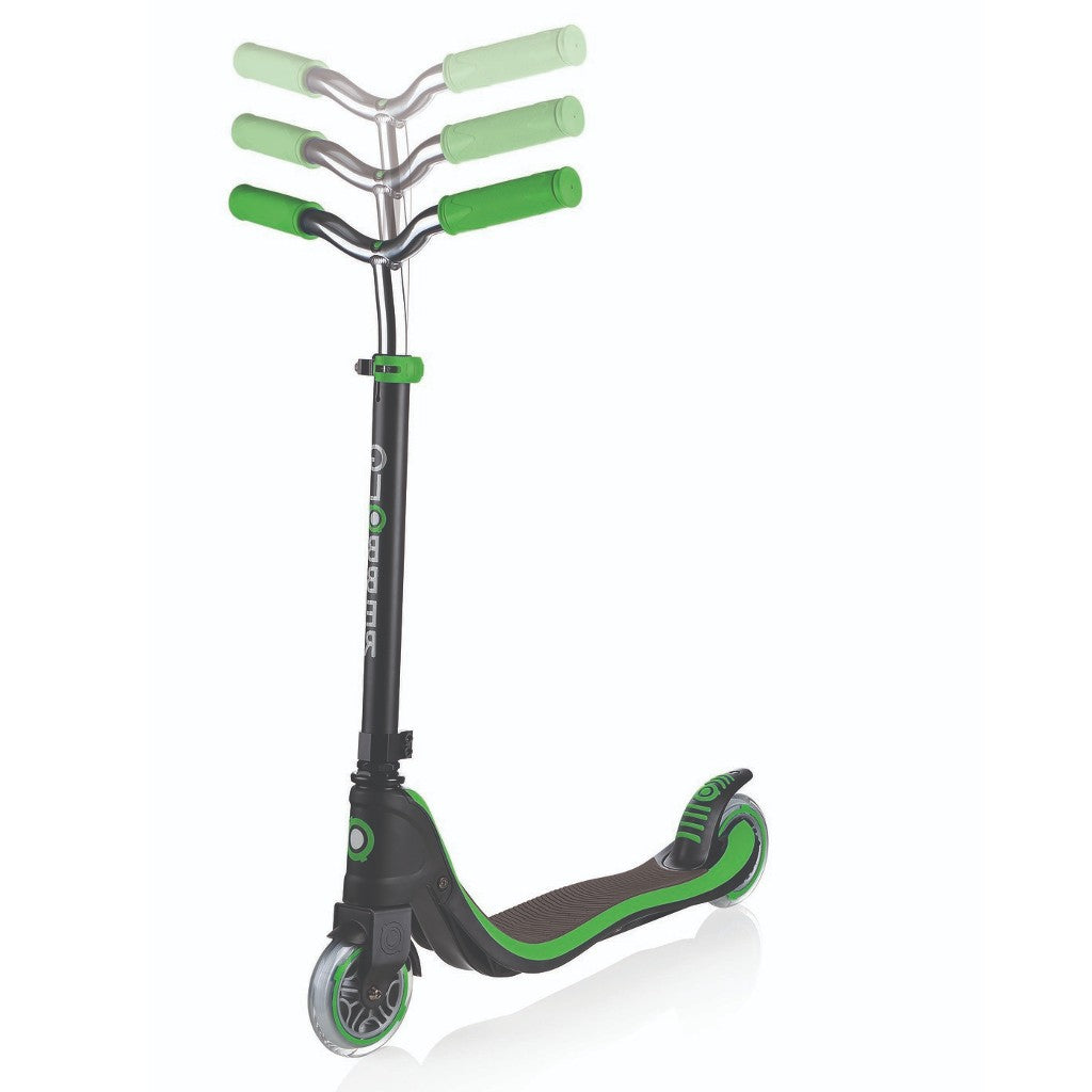 Globber FLOW 125 Scooter | Black/Neon Green