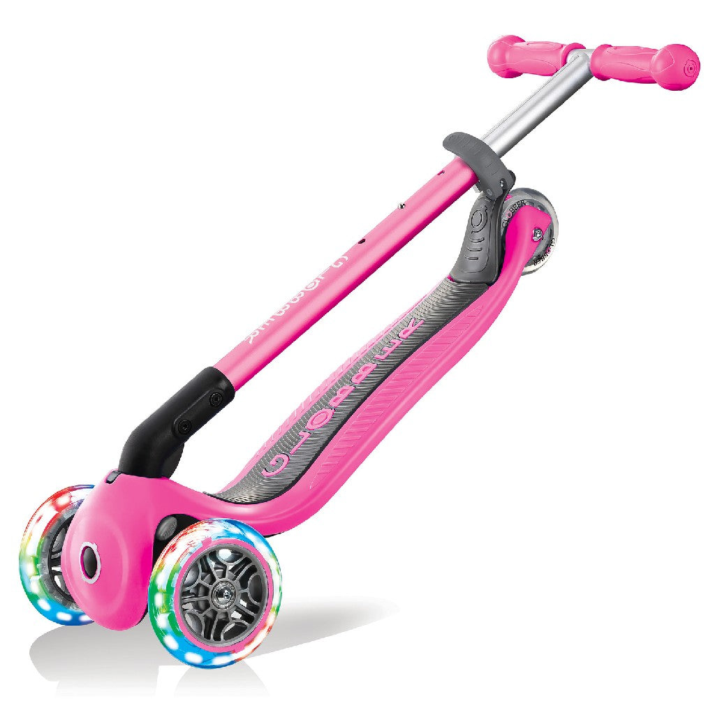 Globber PRIMO Foldable Lights | Neon Pink