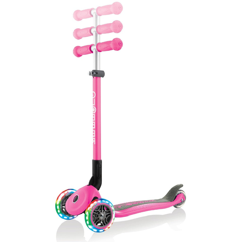 Globber PRIMO Foldable Lights | Neon Pink
