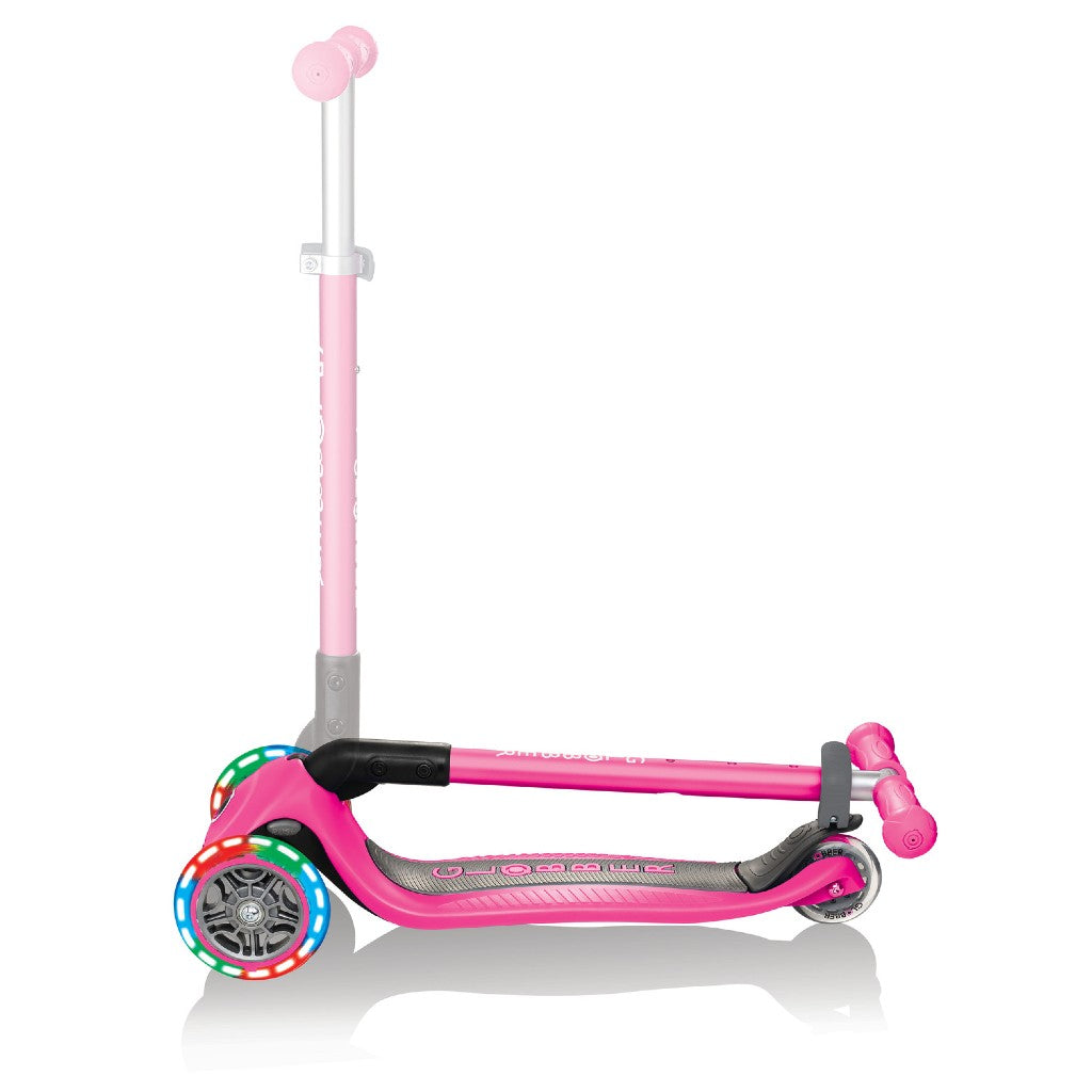 Globber PRIMO Foldable Lights | Neon Pink