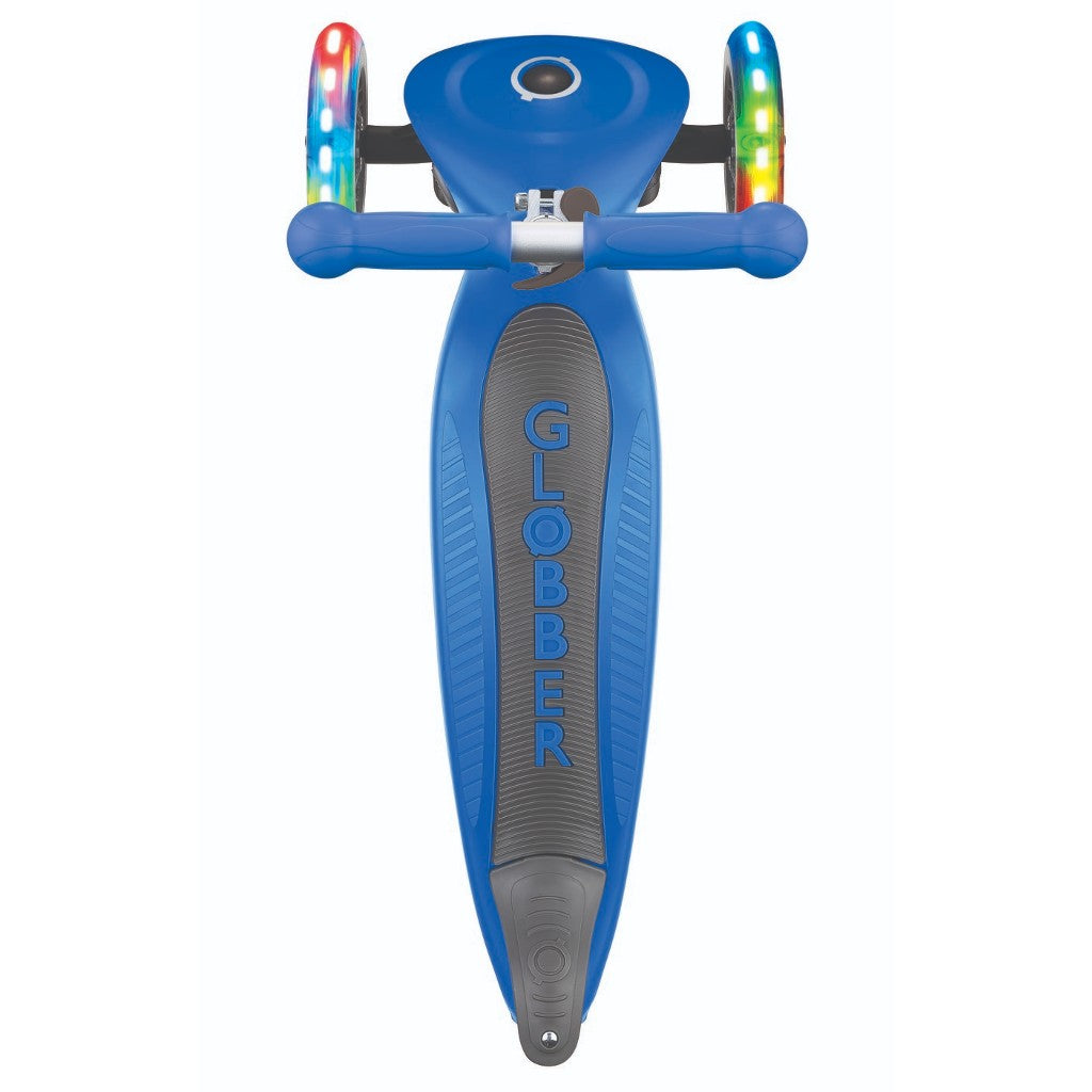 Globber PRIMO Foldable Lights w/Ano TBar | Navy Blue