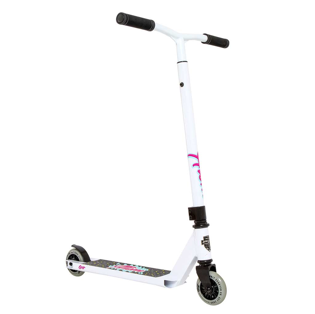 Grit ATOM Complete Kids Scooter - White - Ships Free