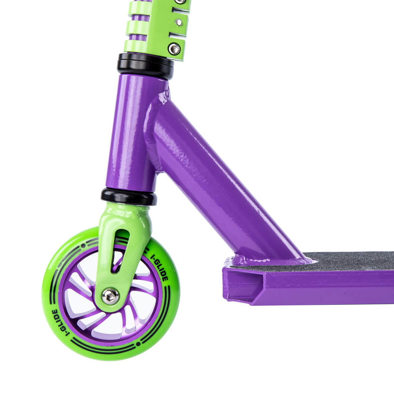 I-GLIDE | Complete Scooter | CRUZ | v2 | Green/Purple