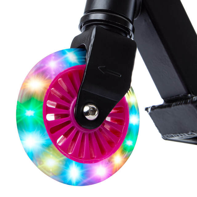 I-GLIDE | Complete Scooter | JR v2 LED | Black/Pink