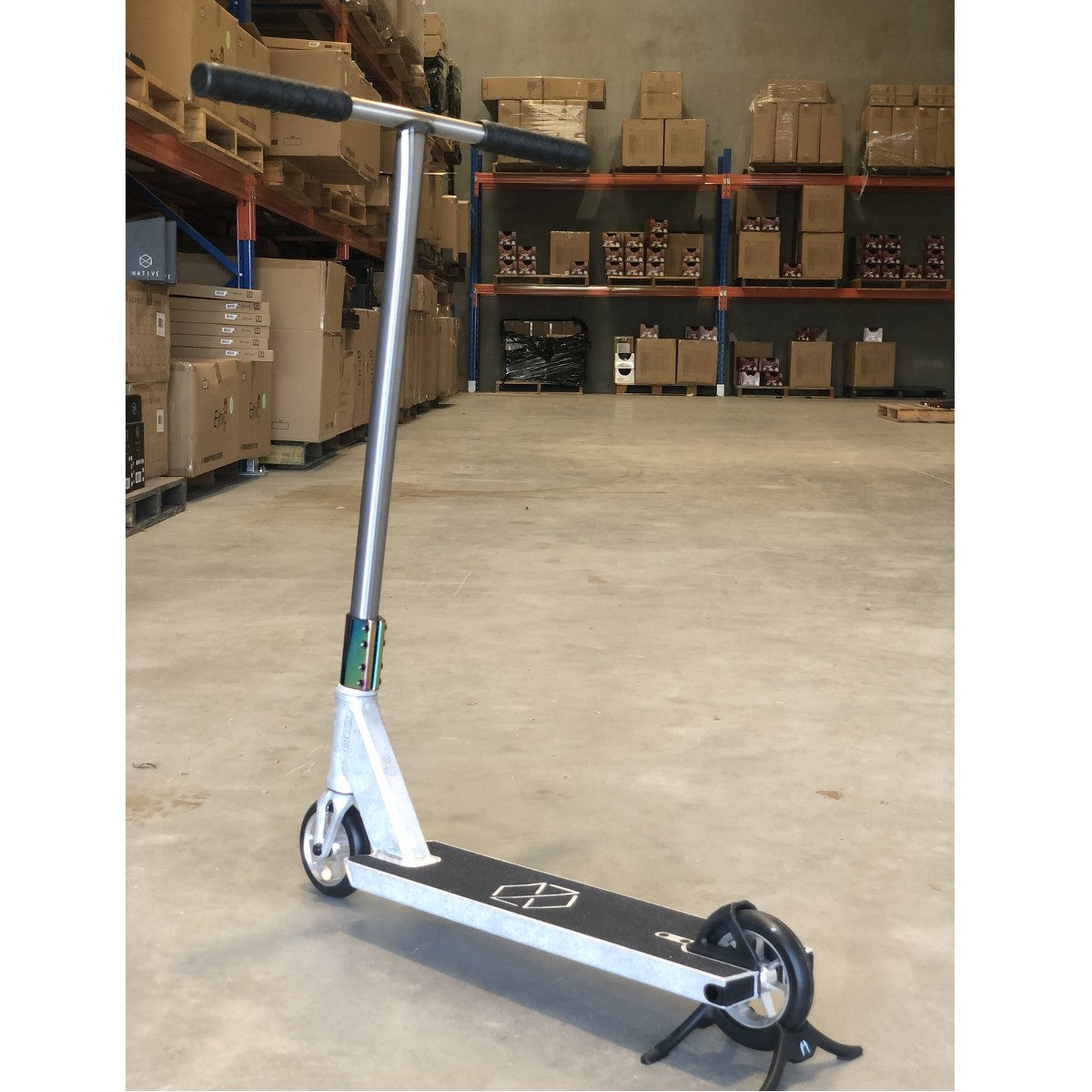 Native Stem Complete Scooter - Custom Scooter - Raw Neo