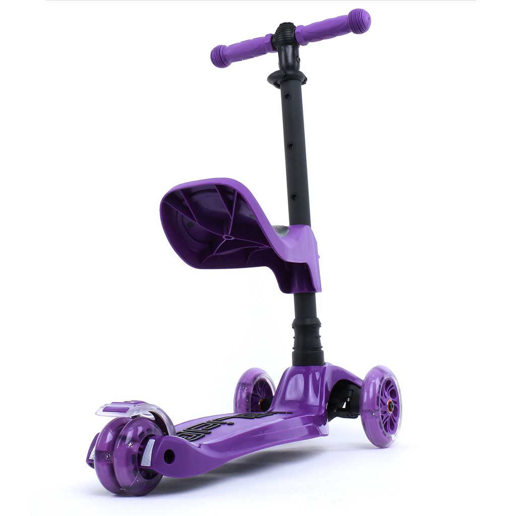 i-GLidE Boardwalk Bobber 3-Wheel Scooter with Seat - Green