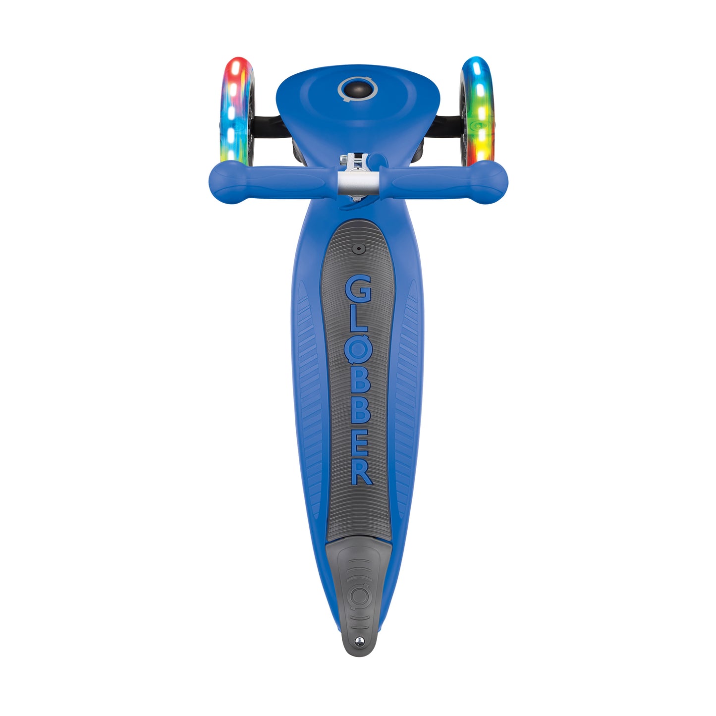 Globber Go Up Fold Plus Light Up Wheels - Navy Ride On / Scooter