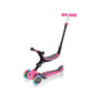 Globber Go Up Fold Plus Light Up Wheels - Pink Ride On / Scooter