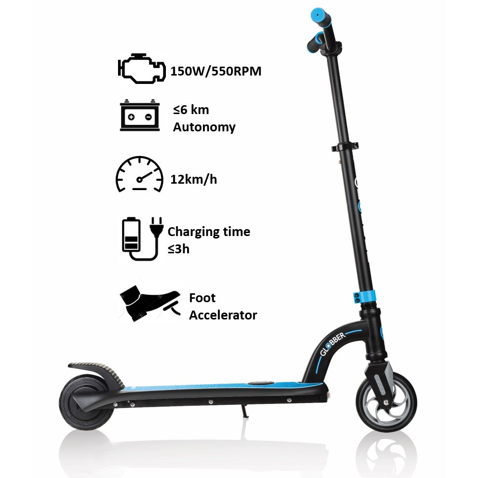 Globber ONE K E-Motion 10 - Blue - Grindlab.com.au – GRiNDLAb Australia