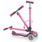 Globber ELITE DELUXE w/Lights | Deep Pink