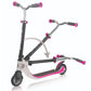 Globber Foldable Flow 125 Scooter | White/Pink