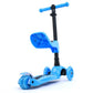 I-GLIDE | Complete Scooter | 3 Wheel Scooter | With Seat | Blue