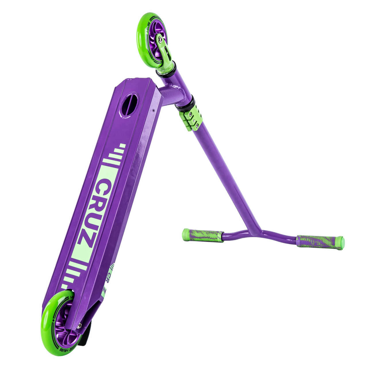 I-GLIDE | Complete Scooter | CRUZ | v2 | Green/Purple