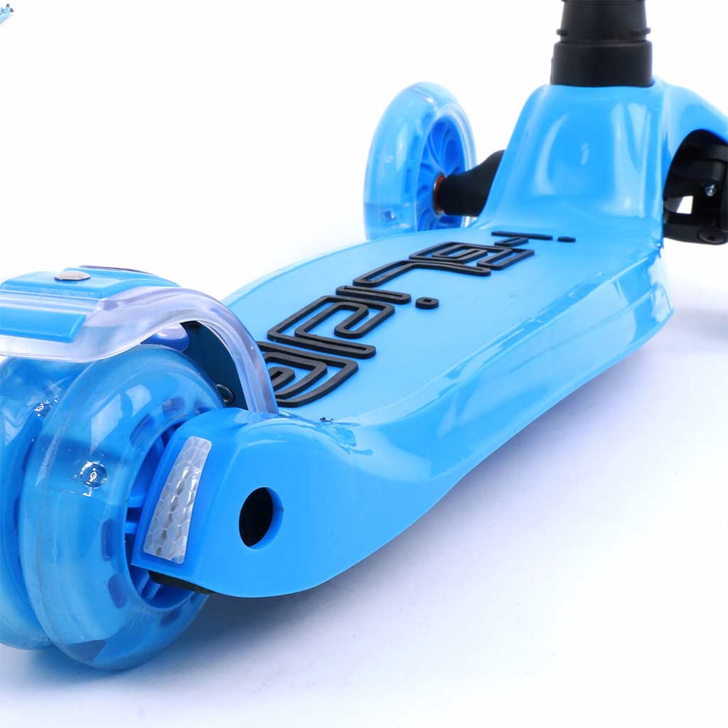 i-GLidE Boardwalk Bobber 3-Wheel Kids Push Scooter - Blue