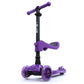 i-GLidE Boardwalk Bobber 3-Wheel Scooter with Seat - Purple